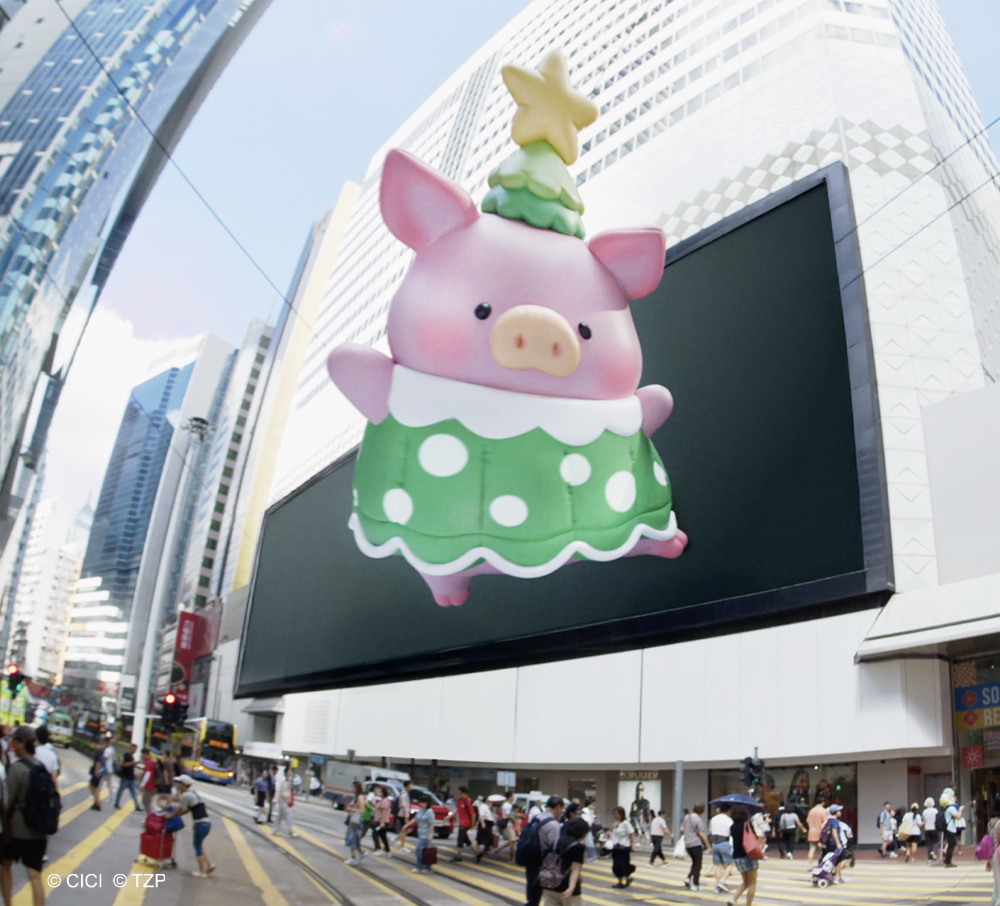 Colorful inflatable park