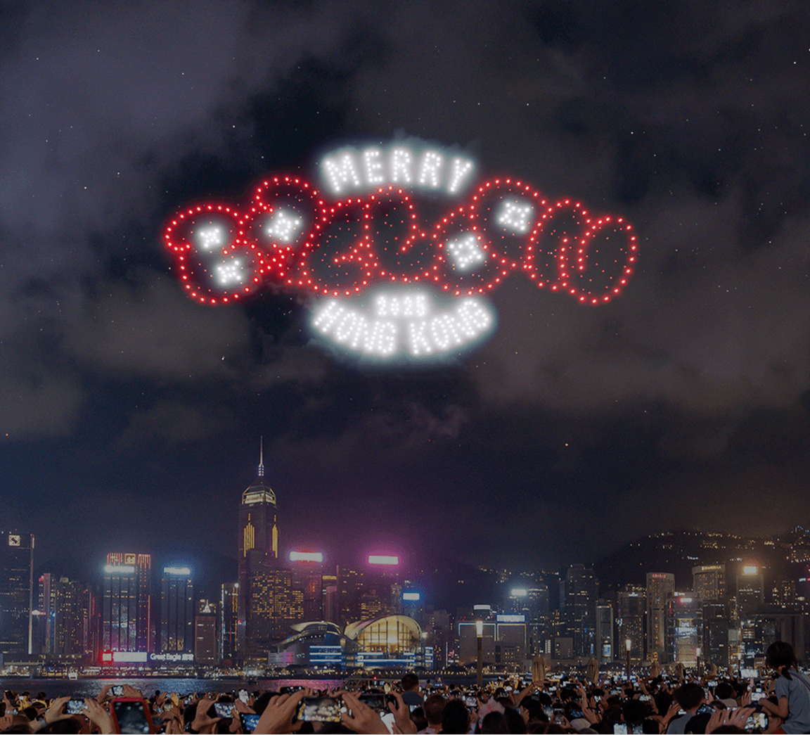 Colorful inflatable park